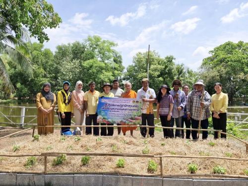 พช.บางน้ำเปรี้ยว จัดกิจกรรม “วัดนี้มีรัก ปลูกผักแบ่งปัน” ในพื้นที่ตำบลเข้มแข็ง เฉลิมพระเกียรติพระบาทสมเด็จพระเจ้าอยู่หัว เนื่องในโอกาสมหามงคลเฉลิมพระชนมพรรษา 6 รอบ 72 พรรษา